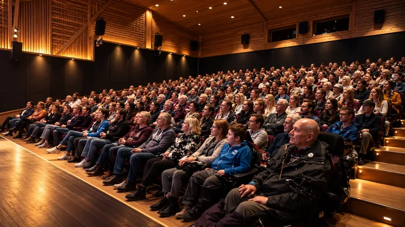 Fullt hus i King Oscar Amfi