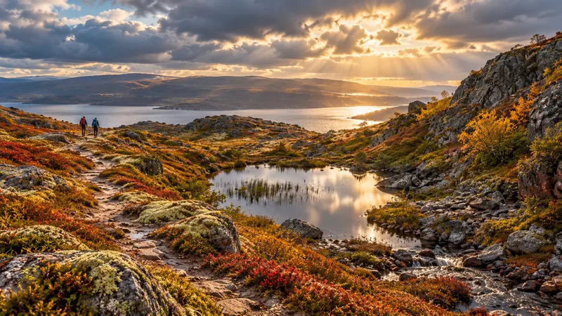 Turløype på Halsnøy